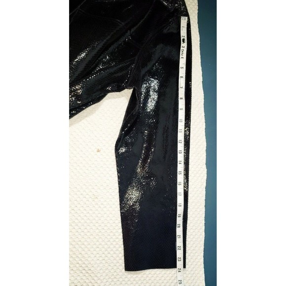 Chico's Reversible Leather & Shiny Plum Purple Snake Skin Jacket NWT Sz XL 3 - Picture 7 of 12